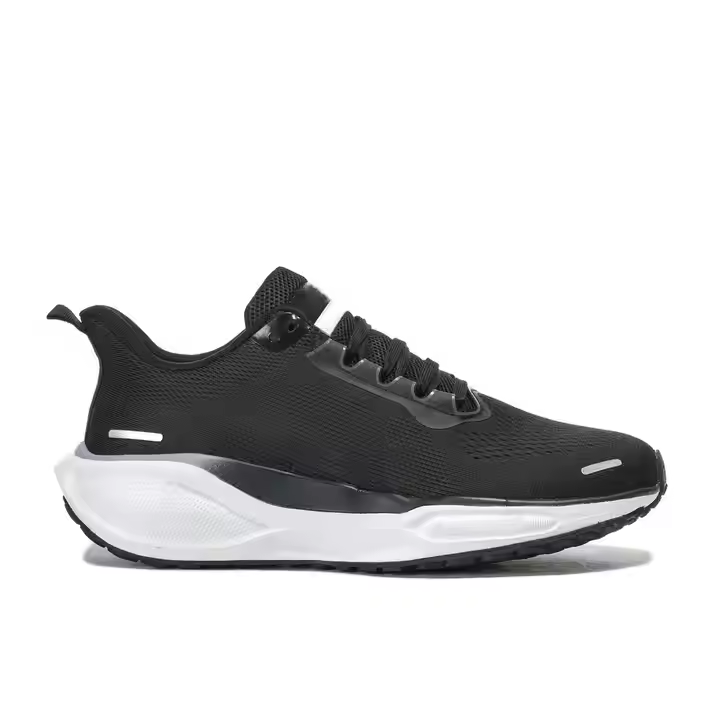 Chunky Walking Style Sneakers for Women Black Sport Thick Sole Shoes for Women men New Styles