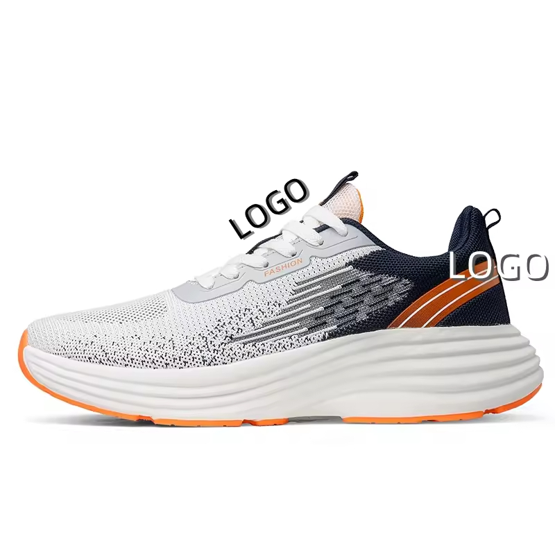 Custom Logo Designer Sneaker Breathable Mesh Anti-slip Outdoor Walking Style Shoes Running Shoes Zapatillas Para Correr