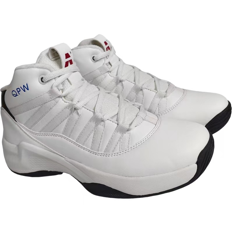 High-Top Basketball Shoes for Men New Style Thick Bottom Sneakers with Wear Resistance Damping for Winter Sports