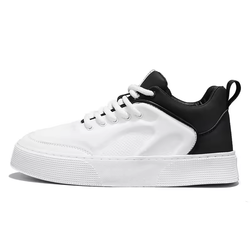 2025 New Fashion Casual shoes Color Match Men's Sports Shoes Low Top sneaker Thick Soles Lace-up Board walking style shoes