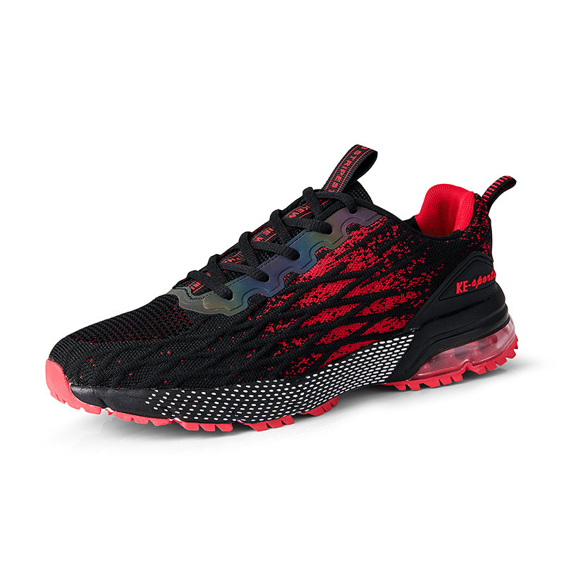 Running air cushion shock-absorbing sports men's shoes, lightweight mesh surface, breathable, versatile, breathable sneakers